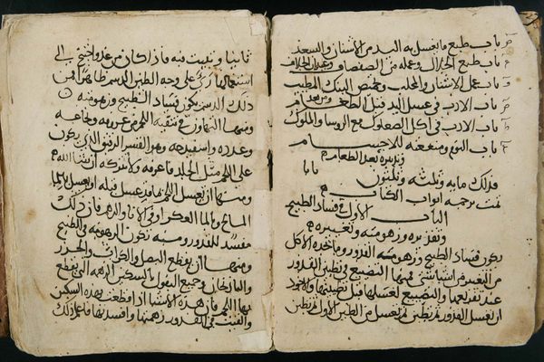 The folio of al-Warrāq's manuscript. 