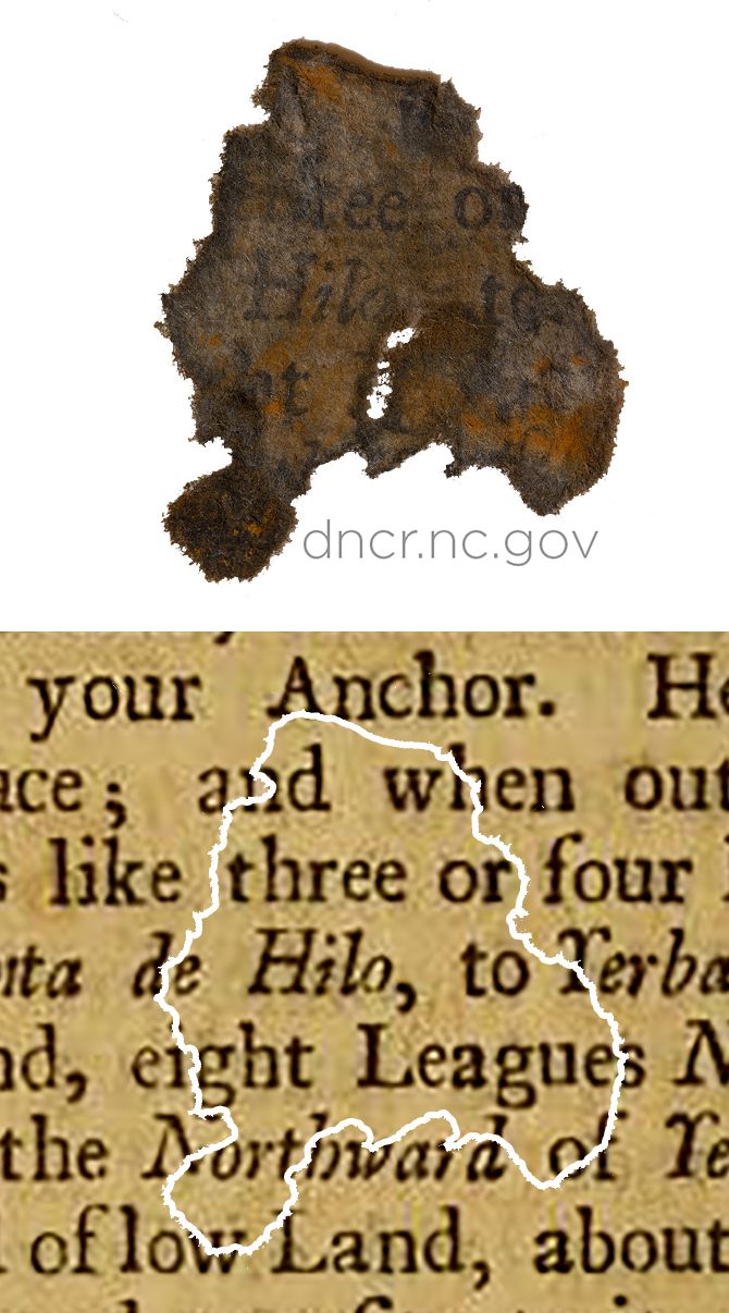Researchers traced the fragments to a 1712 travel journal by British Captain Edward Cooke.