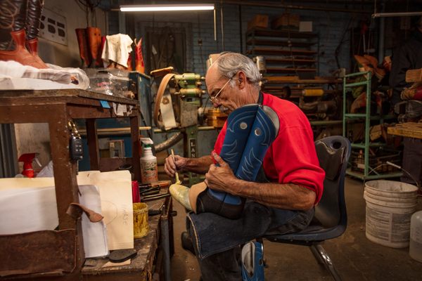 Jose Contreras is one of only a handful of artisans who still make cowboy boots the old-fashioned way.