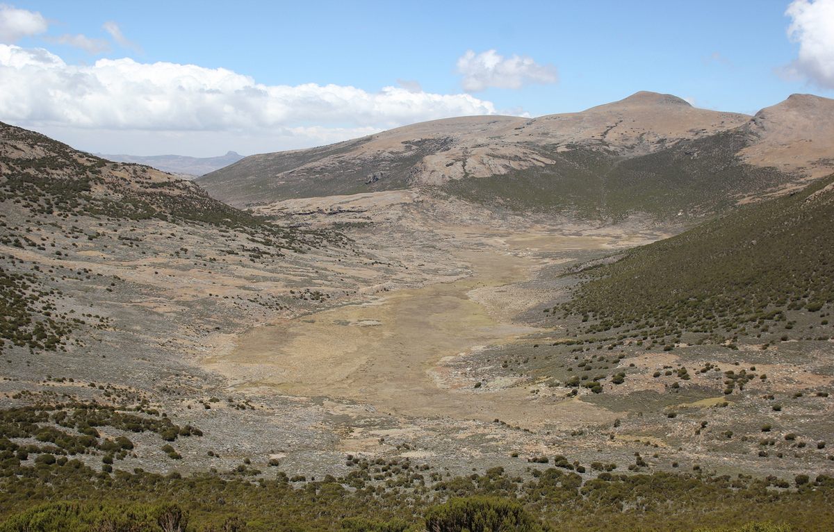 Ethiopia's Wasama Valley today, where early humans collected obsidian to make tools.