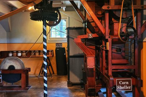 Inside the windmill