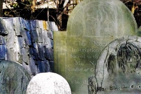Graves in the Standish Burial Ground
