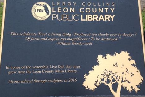 Library Oak Tree Fort Sculpture