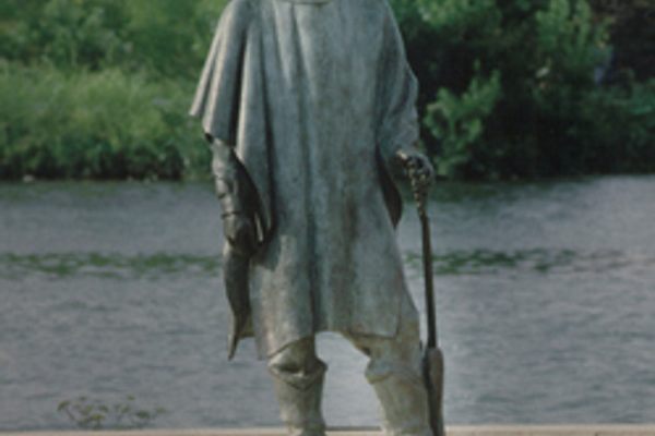 Stevie Ray Vaughan statue in Austin, Texas.