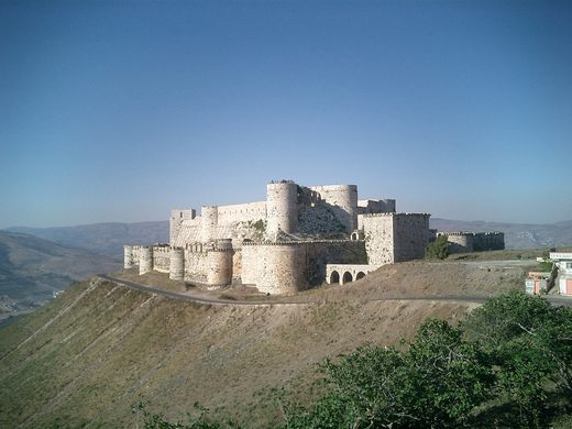 Krak dei cavalieri, Syria, Fortress of Knights. (Qala'at A…