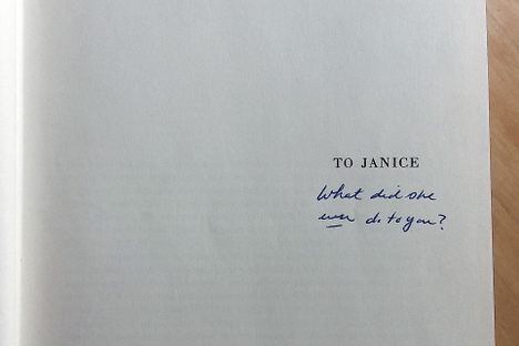"What did she ever do to you?" and other great margin notes.