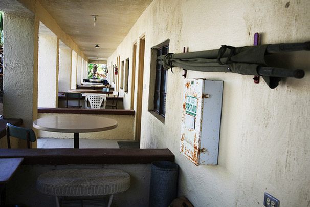 Verandah of Zzyzx Mineral Springs and Health Spa