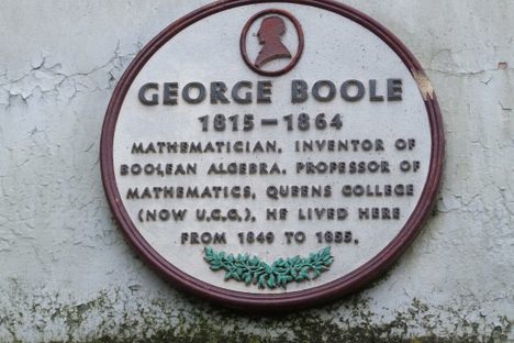 Plaque on George Boole house