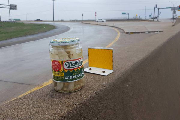 The mysterious, infamous Missouri highway pickle jar. 