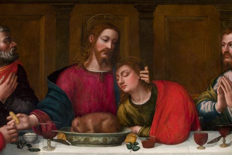 Nelli’s Christ and Saint John, restored.