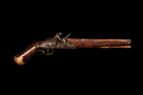 Explore authentic 17th and 18th-century naval weapons.