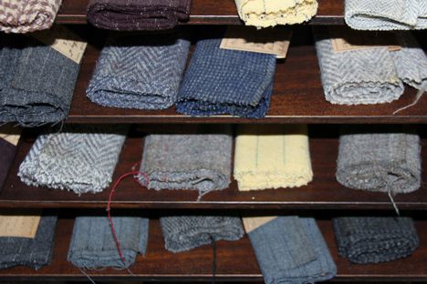 Fabric at the Homespun Museum.