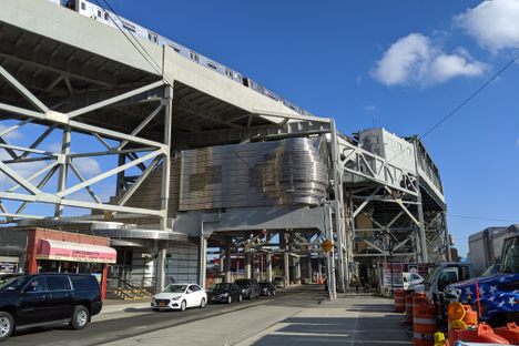Exterior of the station.