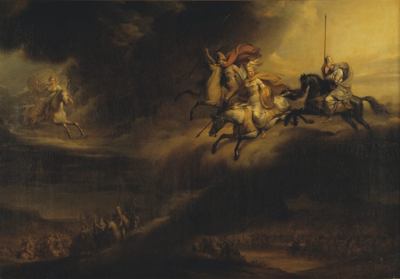 The National Museum of Stockholm's <em>Ride of the Valkyries</em> was painted during the Victorian period, which saw renewed interest in Vikings. 