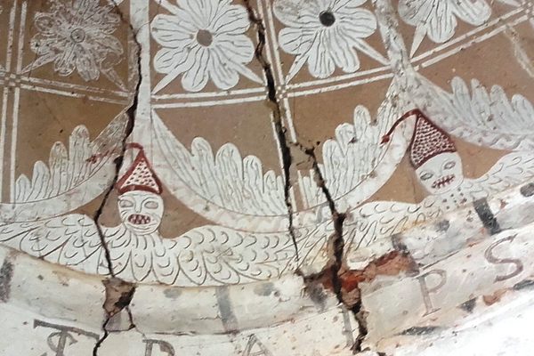 Detail of the “bad angels”