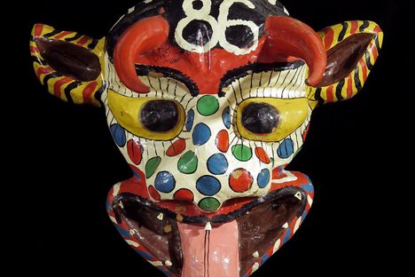 "Carnaval 86" "Djab" Mask, unknown artist, 1986.