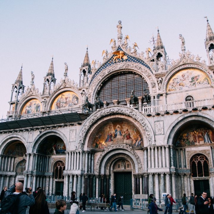 The Basilica in Piazza San Marco.
