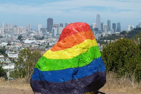 Bernal Heights goes hard for Pride.