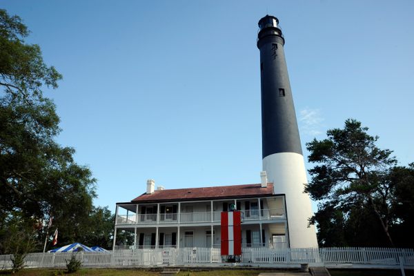 The Pensacola Lighthouse on Naval Air Station Pensacola. "Pensacola Lighthouse" 