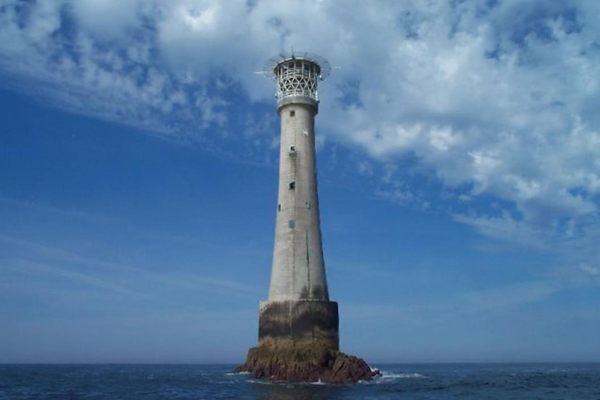 Bishop Rock from the sea