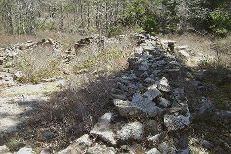 Stone House - South wall looking towards doorway