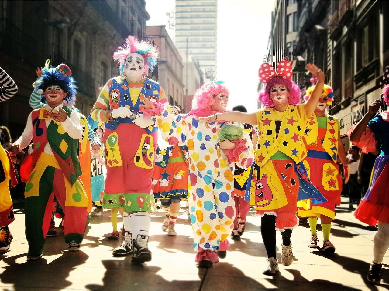 Endless clowns.