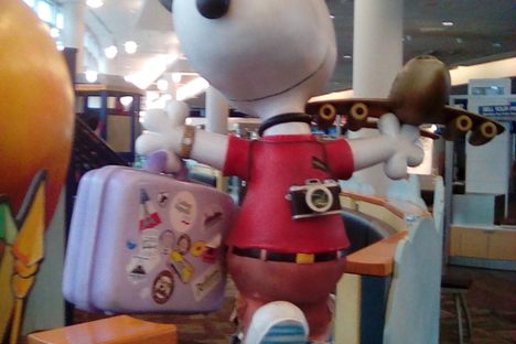 Snoopy the World Traveller