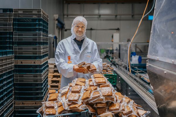 A tofu king in his domain.