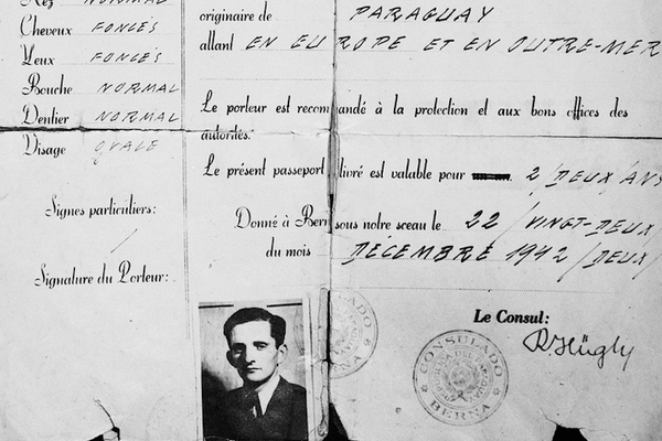 This forged Paraguayan passport was one of thousands that helped spare Jewish lives during the Holocaust. 