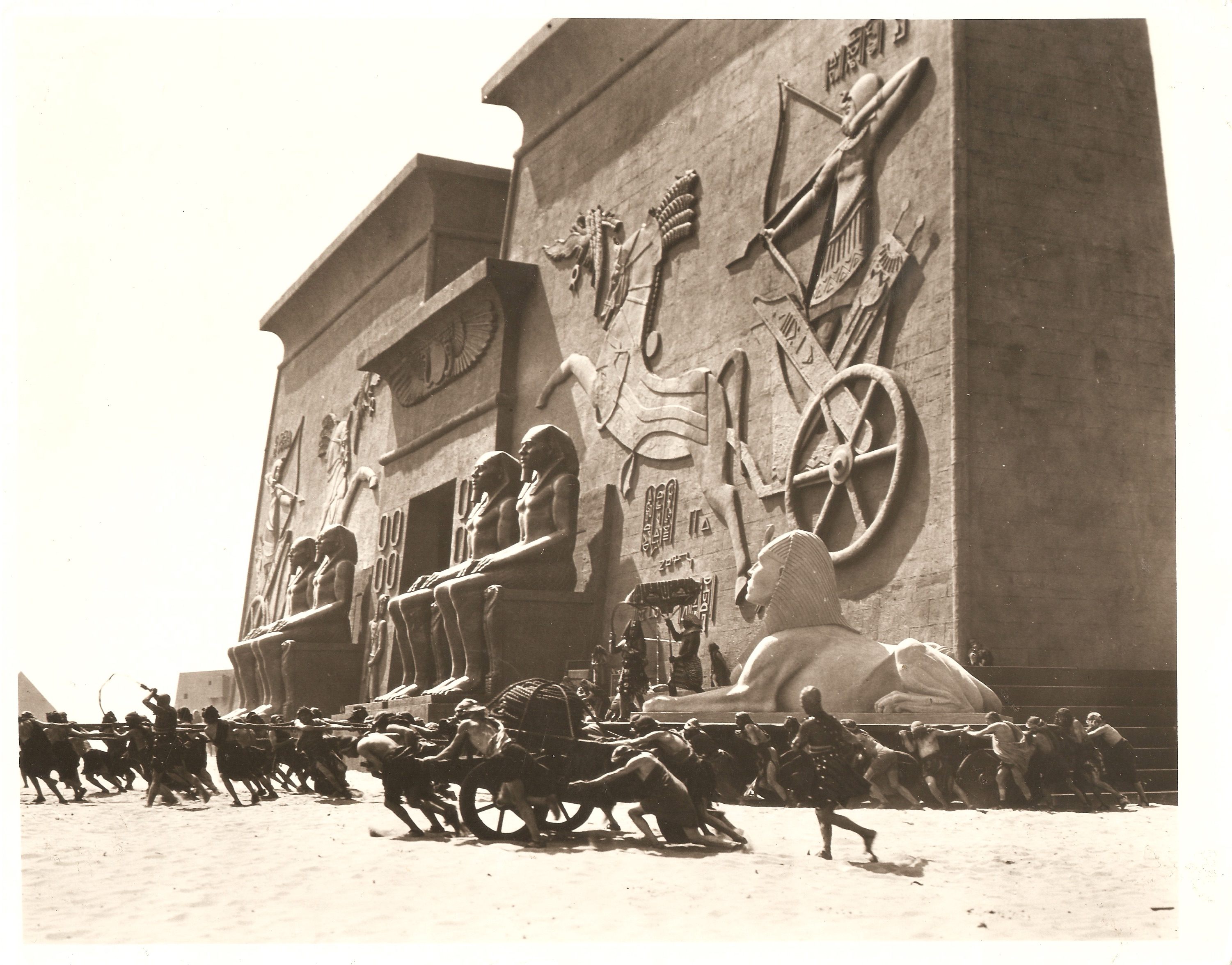 Still from Cecil B. DeMille's 1923 <em>The Ten Commandments</em>. 