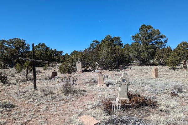 The cemetery of Ojo de la Vaca