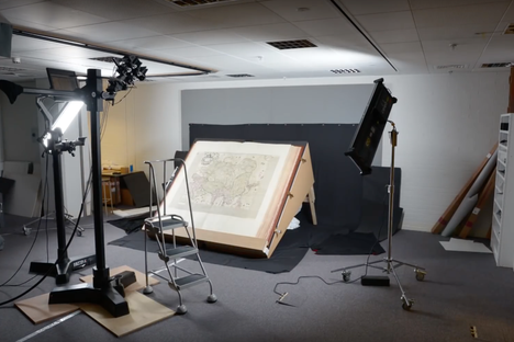 The digitizing setup.