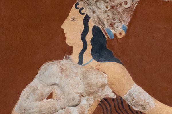 The Prince of the Lilies Fresco in Heraklion