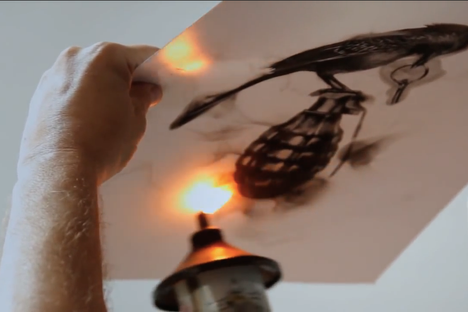 The Artist Who Paints With Fire