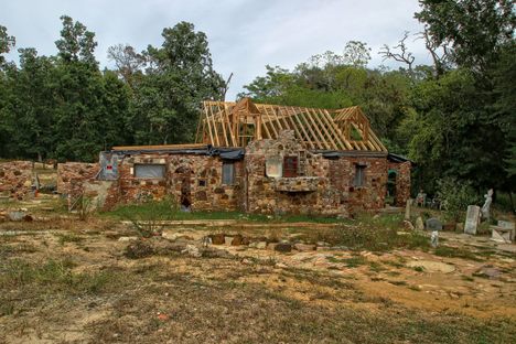 Palace of Depression in the process of restoration