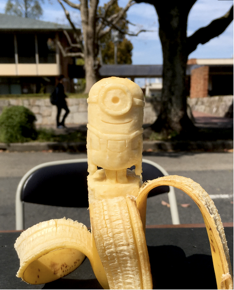 Yamada even captured a Minion in banana form. 