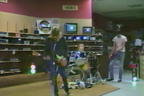 Found: Early, Awkward Video of Nirvana Playing in an Empty RadioShack