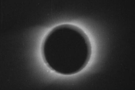 A still from the film, which captured an eclipse in North Carolina in the year 1900.