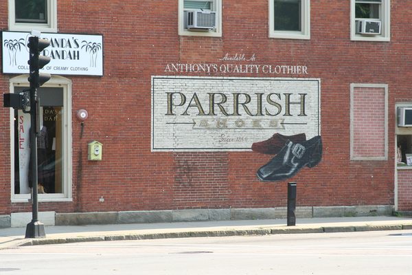 Parrish Shoes Sign