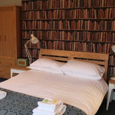 One of the guest bedrooms.