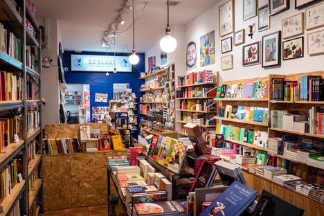 Interior of La Llama store