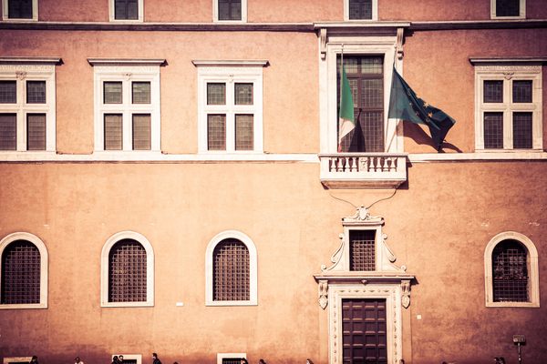 The balcony.