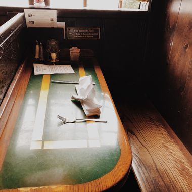 Booth One: "The Rumble Seat."
