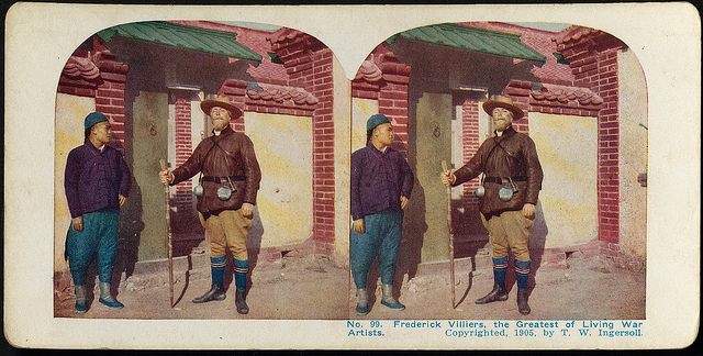 Frederick Villiers, the greatest of living war artists, in the 1905 Russo-Japanese war