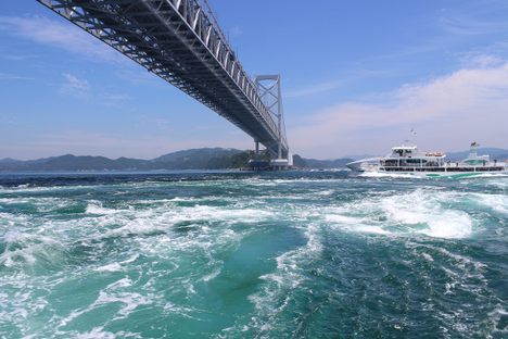 Naruto Strait and its famed whirlpools