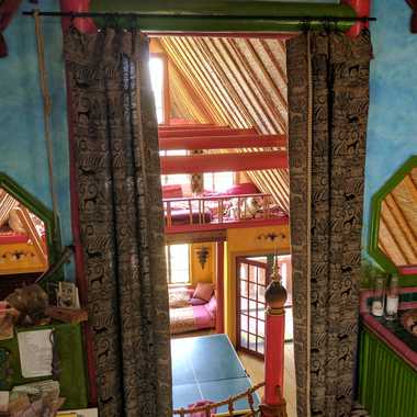 View from bedroom into loft 