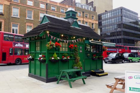 The green shelter.