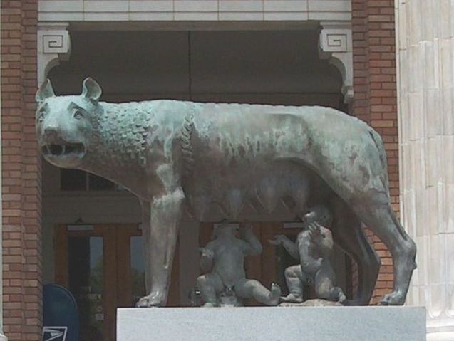 Neither Rome, GA, Nor Rome, NY, Could Handle a Statue with Wolf