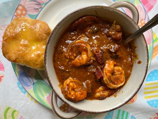 Shrimp and grits.