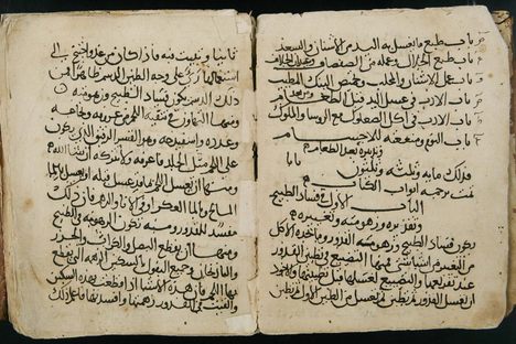 The folio of al-Warrāq's manuscript. 